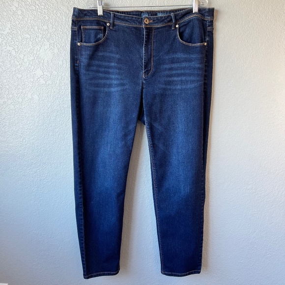 J. Jill High Rise Straight Leg Jeans - Picture 2 of 12